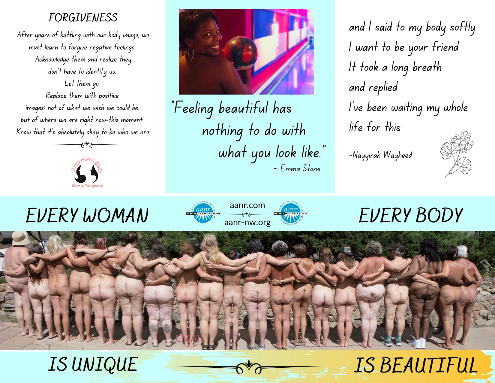 Womens' Body Acceptance Brochure Image