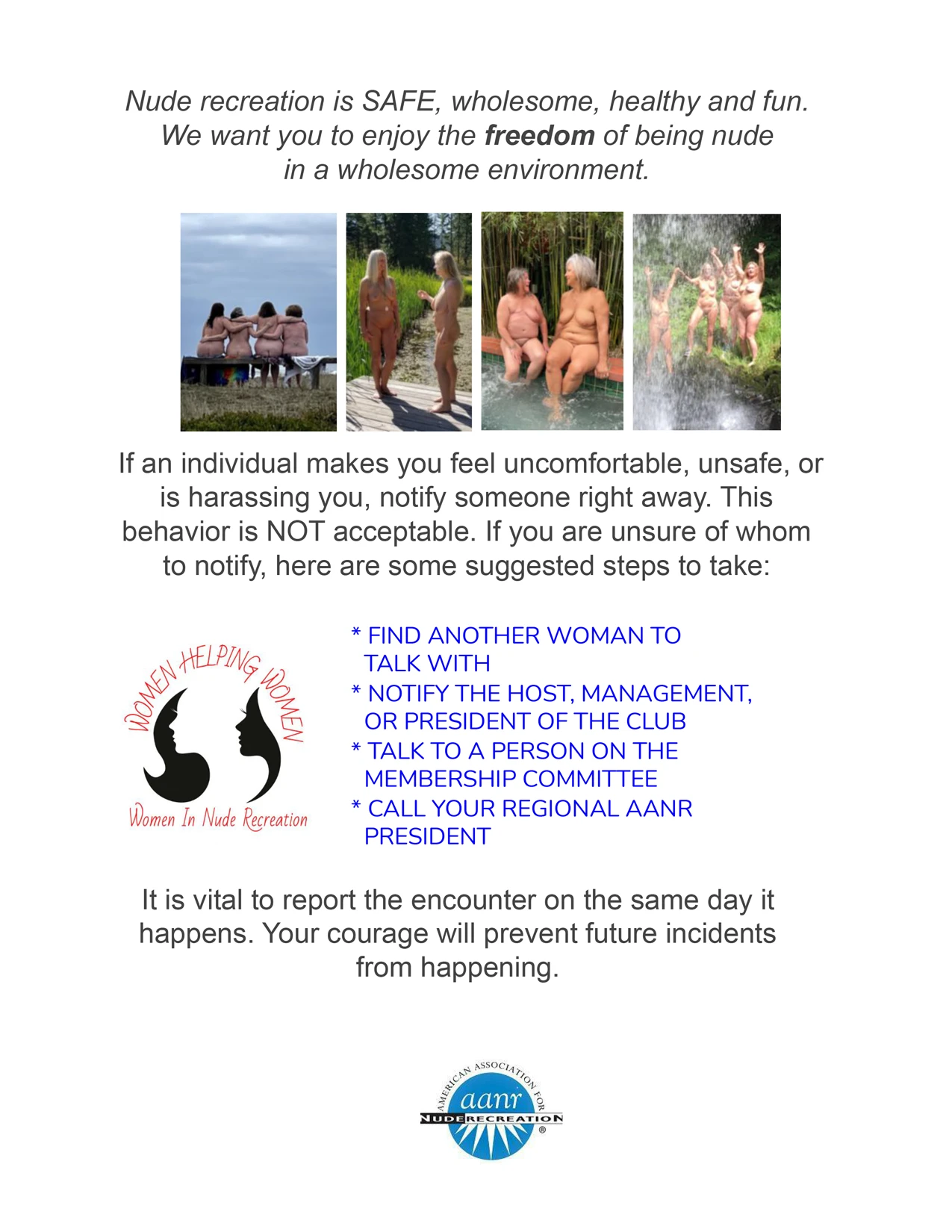 WINR Safety Poster Image